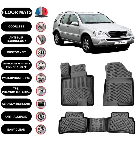 mercedes ml floor mats