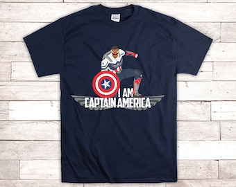 Captain America T-Shirt - The Falcon and the Winter Soldier