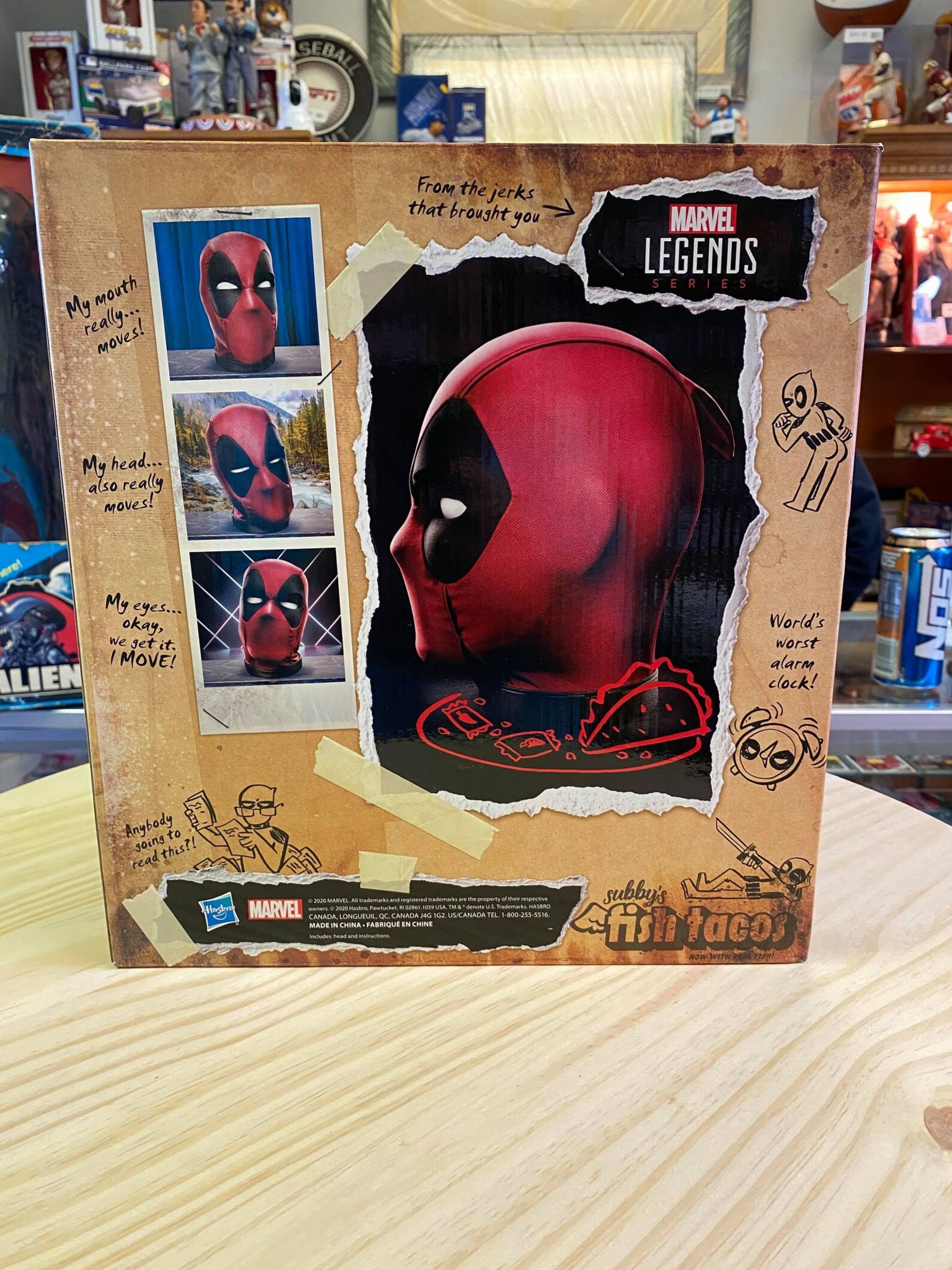 Premium Interactive Deadpool Head | Etsy