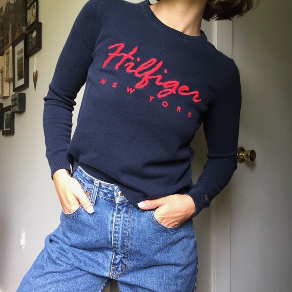 long sleeve tommy hilfiger top womens