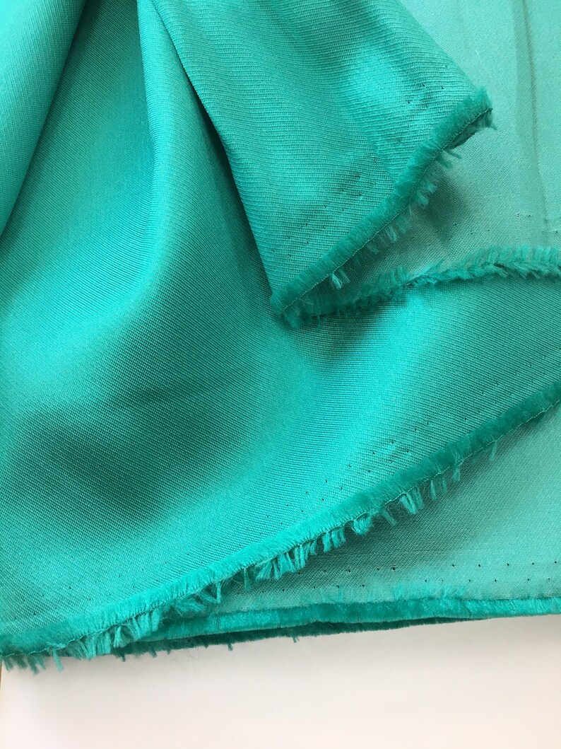 Light Turquoise standing pure silk fabric Taffeta wedding 50x140cm High quality couture fabric