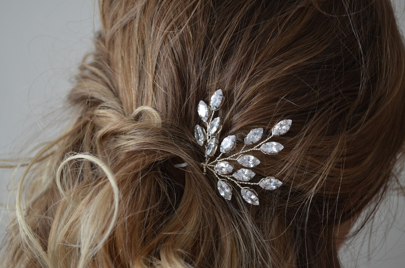 Bridal crystal hair pins Crystal wedding hair pins Wedding | Etsy