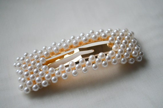 Pearl Hair Clips, Gold Decorated Barrette, Fashion Women  display picture 2