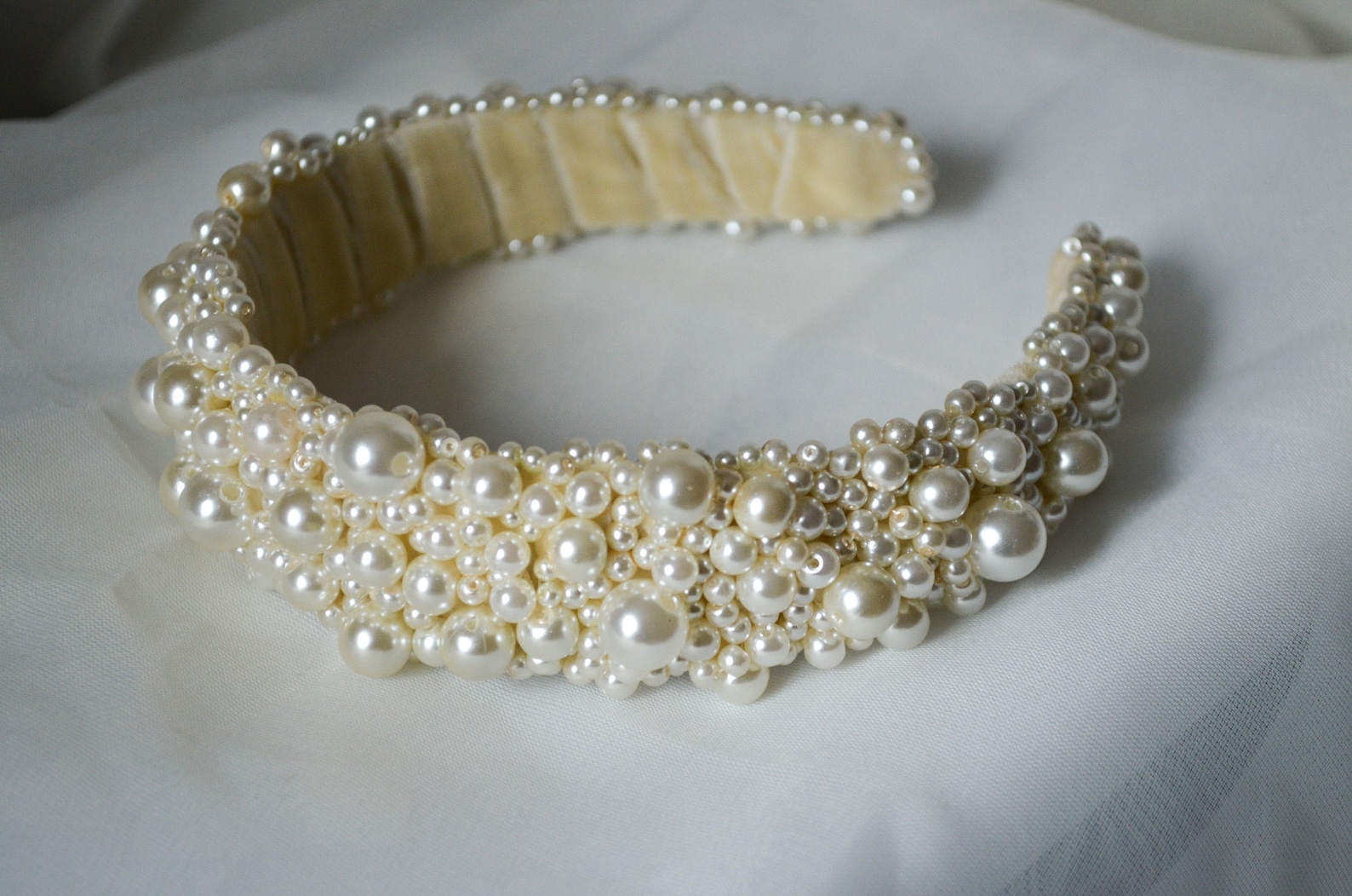 Noralee Pearl Headband - Ivory main image 1