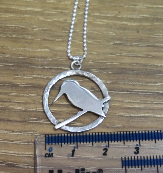 Kingfish Sterling Silver Pendant Necklace | Nature Jewelry