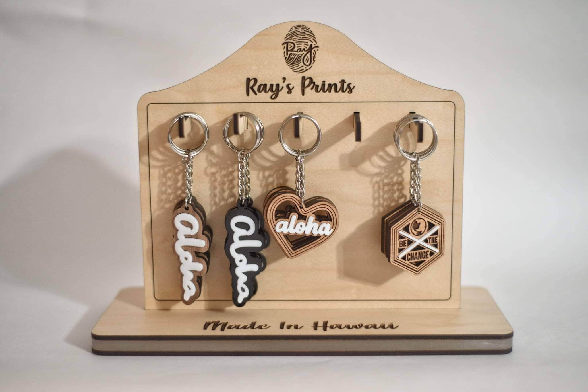 Keychain Display Stand Digital File 3 Designs Ai SVG PDF Laser Cut