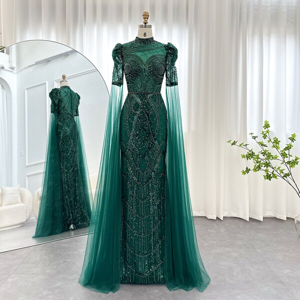 Emerald Party Dress - Etsy