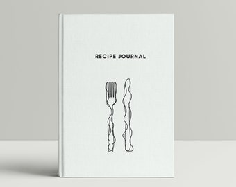 Recipe Journal, Blank Book For Own Recipes, Baking Log, Recipe Planner, Gift For Mother