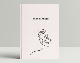 Undated Daily Planner - Day Planner, Wellness Planner, Productivity Planner, Daily Diary, To-Do List