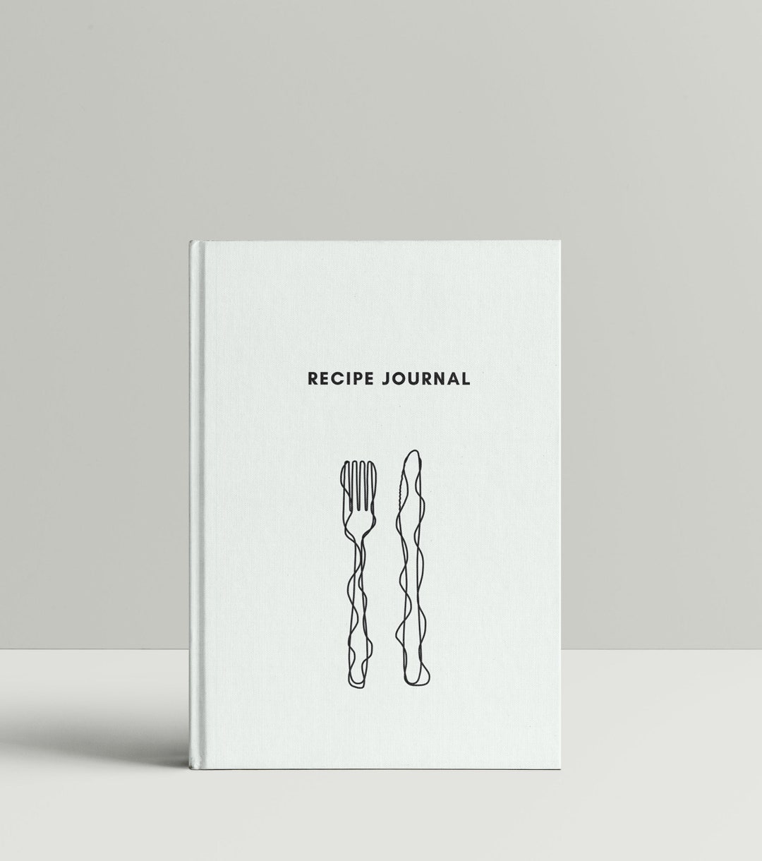 Recipe Journal, Blank Book for Own Recipes, Baking Log, Recipe Planner,  Gift for Mother 