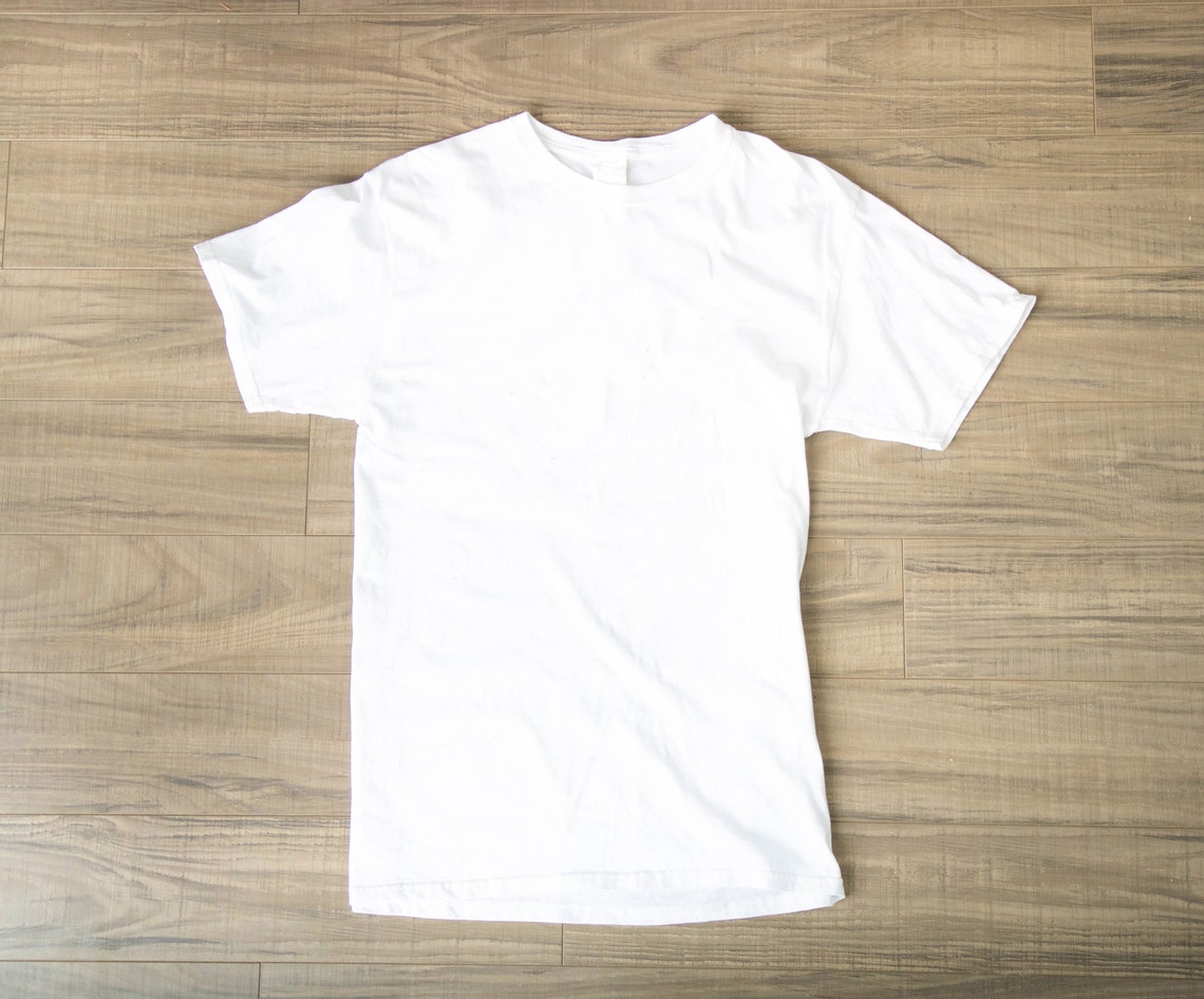 Blank White T Shirt Mockup Etsy