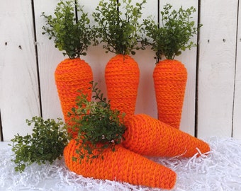 Easter Carrot Decor, Carrot Wreath Attachment, Easter Tiered Tray Decor, Easter Table Decor, Decorative Carrot, Carrot for Wreath