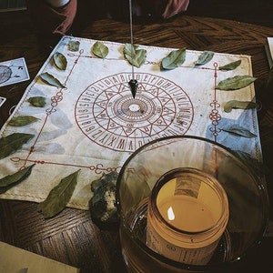 Pendulum Board | Tarot Reading Mat | Altar Cloth