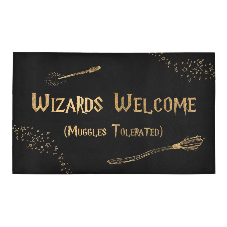 Wizards Welcome Muggles Tolerated Harry Potter Inspired | Etsy
