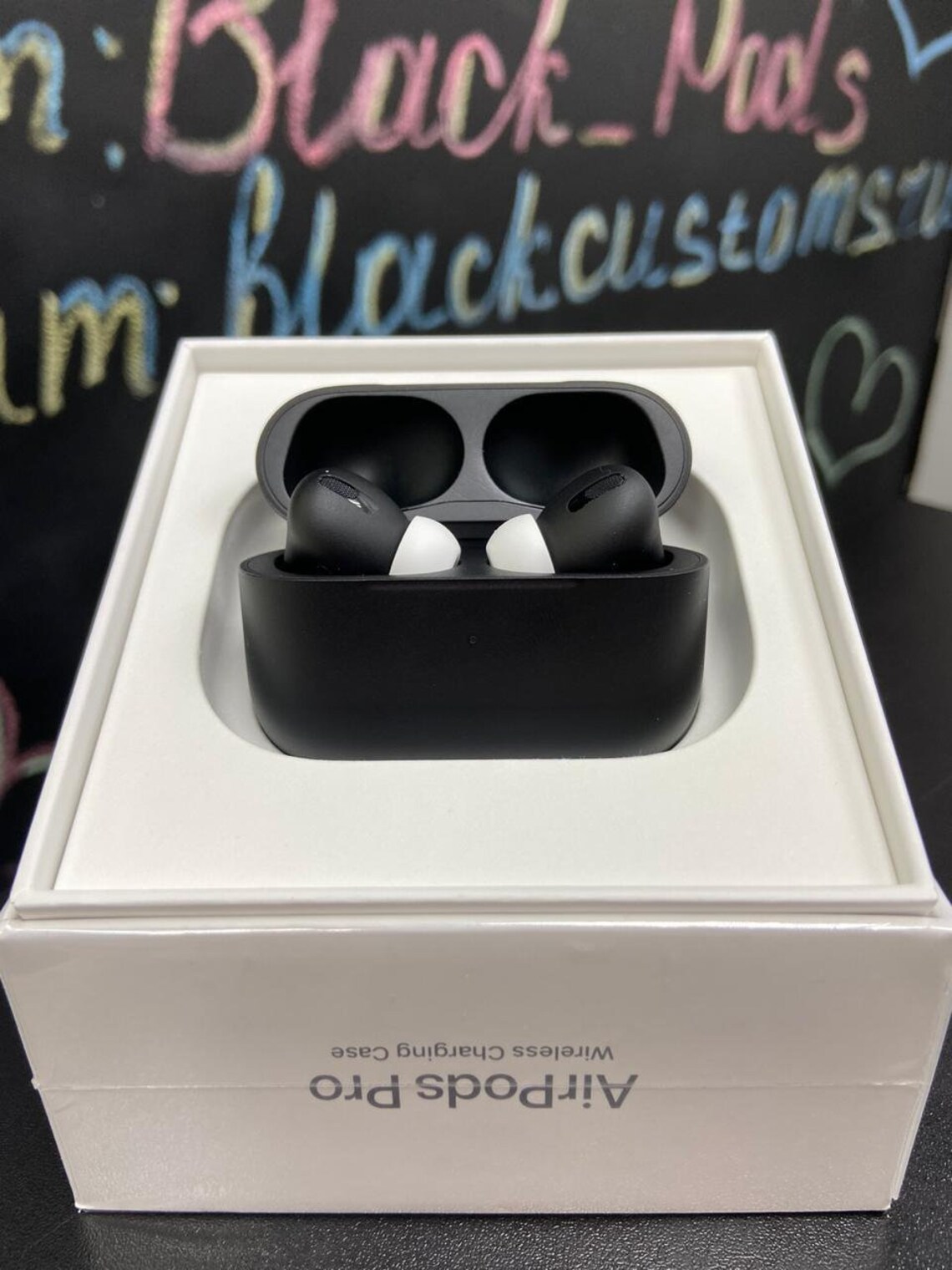 Apple AirPods PRO Wireless Charging Case EarBuds Custom Etsy