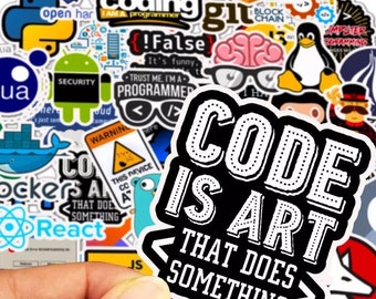 Programming Sticker Pack: Watercolor Laptop Decals