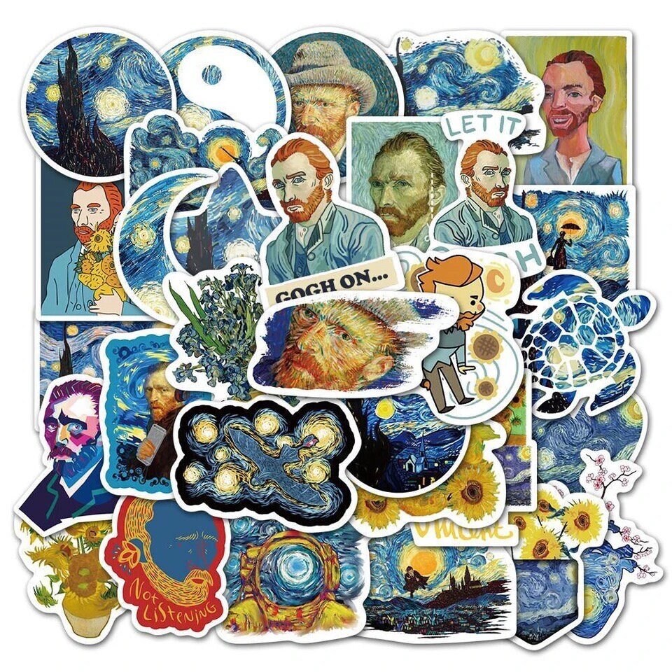 Van Gogh Stickers - NeatoShop