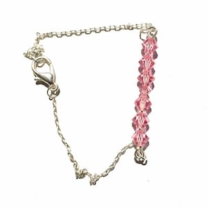 Pink Swarovski Crystal Bracelet