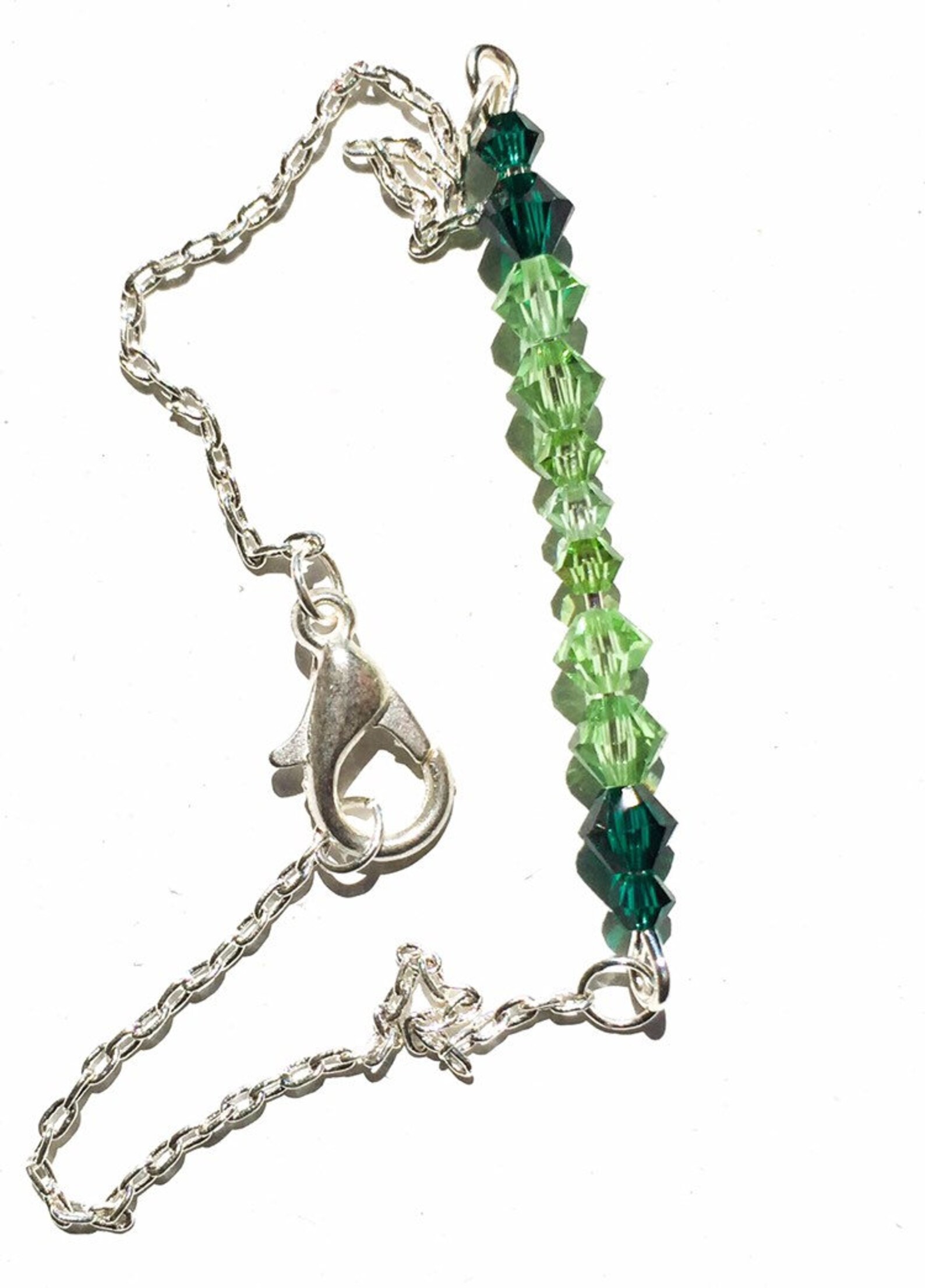 Multigreen Swarovski Crystal Bracelet Etsy