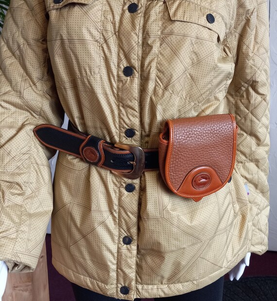 Dooney Bourke Vintage Mini Saddle Belt Bag 1980 s RARE. Etsy