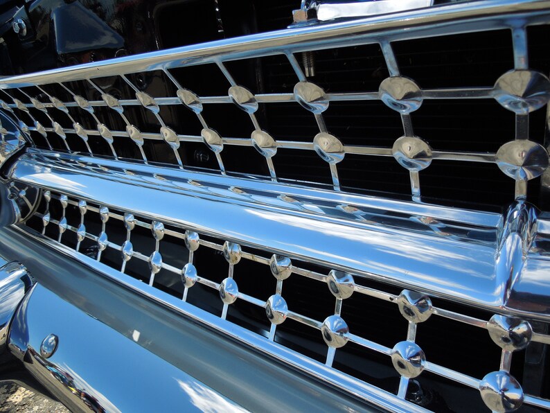 Vintage Car Grill Canvas Print Antique Car Grill Photo Art Etsy