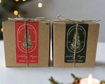 Holiday Magic coconut soy 8 oz candle