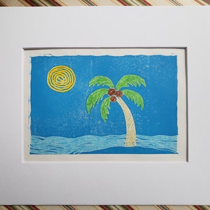 Colored Palm Tree