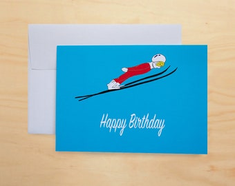 Happy Birthday Ski | Etsy