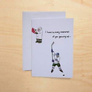 Recuerdos de hockey Tarjetas de felicitación