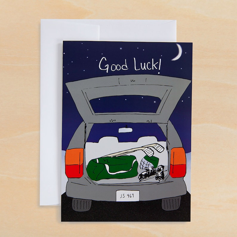 Hockey good Luck Box Set of 12 Greeting Cards Etsy