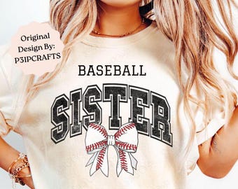 Baseball Sister PNG, Gameday Sublimation Design, Digital Download