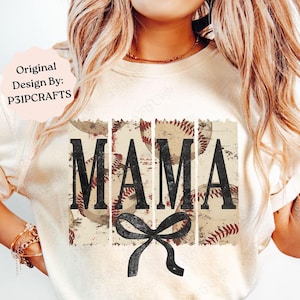 Mamá de béisbol PNG, diseño vintage de mamá de béisbol, sublimación de béisbol grunge desgastada PNG, mamá de béisbol vintage PNG, diseños de mamá de béisbol