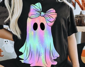 Imagen PNG de fantasma iridiscente: Descarga digital