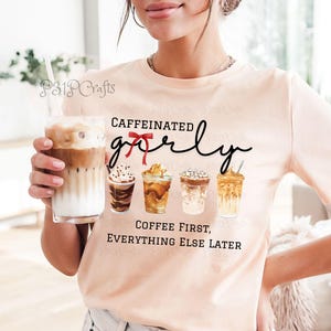 Caffeinated PNG, Purchase once and enjoy unlimited use! Includes Crafters, POD, Personal and Small Businesses. Free commercial use.