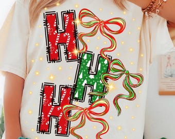 Ho Christmas Shirt Design, Holiday PNG (Digital Download
