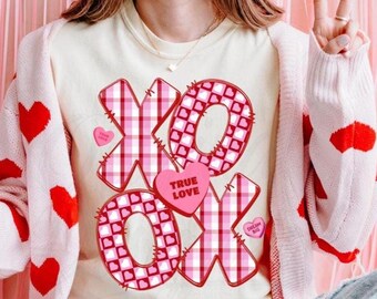 XOXO Valentine PNG, Digital Download