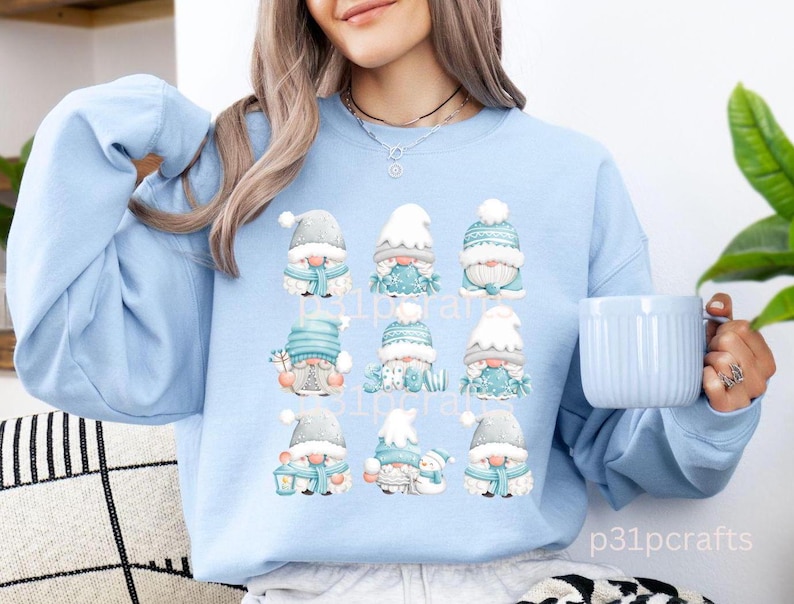 Etsy Blue Christmas Gnomes with Beanie Hats Sublimation PNG, Blue Christmas Gnomes Png, Blue Gnomes Svg, Blue Gnomes Png Pdf, Winter sublimation
