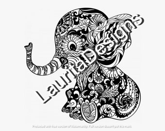 Free Free 134 Simple Mandala Elephant Svg SVG PNG EPS DXF File