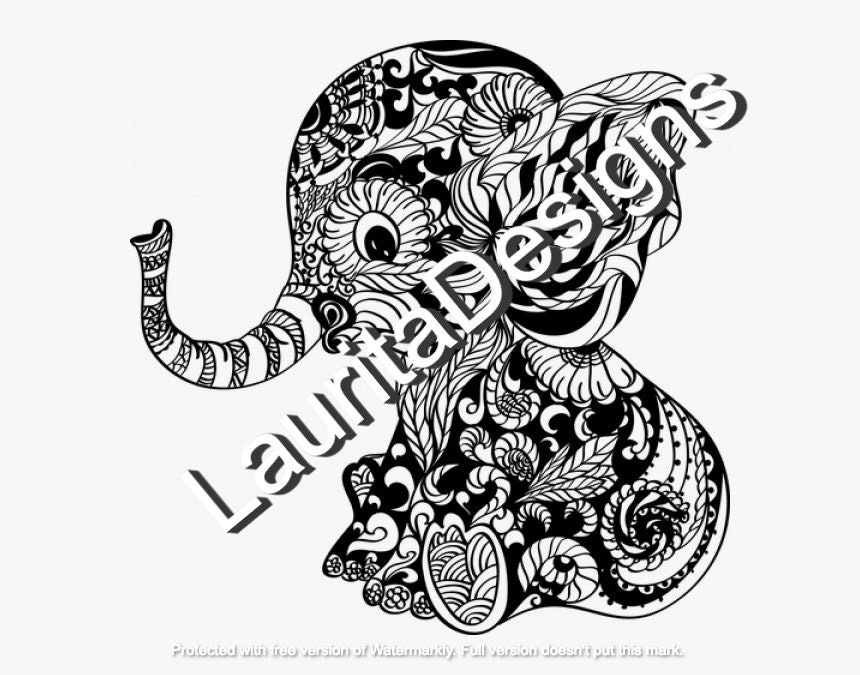 Free Free Free Baby Elephant Mandala Svg Cut File 628 SVG PNG EPS DXF File
