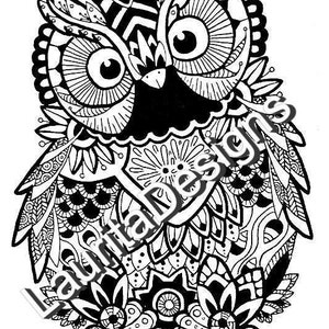 Uil Mandala SVG / Cut File / Cricut / Silhouet / Design Space