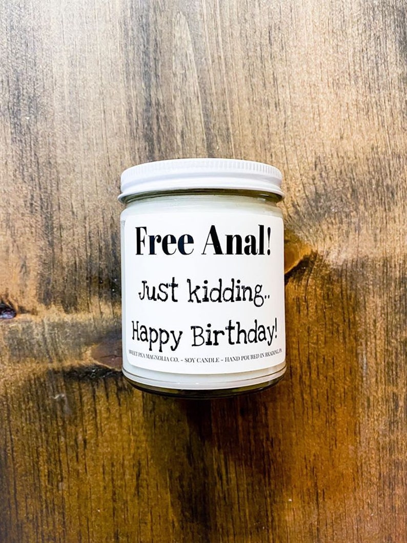 Free Anal Anniversary Gift Scented Candle Gag Gift Funny Etsy