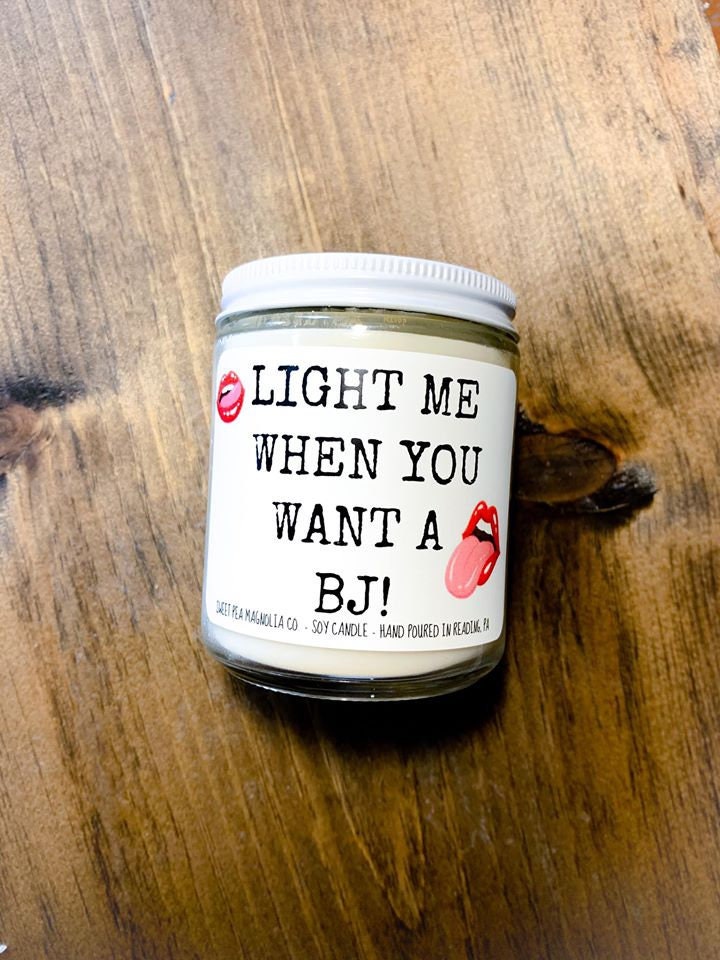 Blow Job Light When You Want a BJ BJ Candle Gift For Him Dirty ...