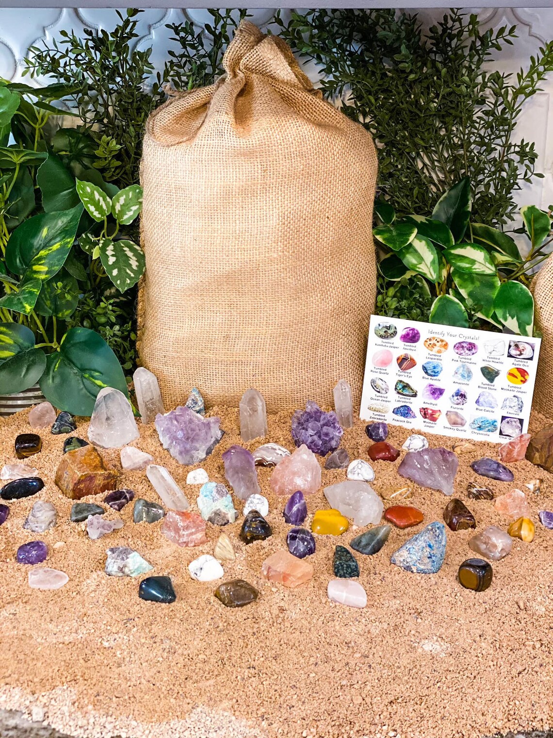 mining bag crystals