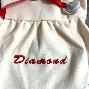 Personalized Christmas Dog Dress: Holiday Jingle Bell Outfit (XS-XL) image 2