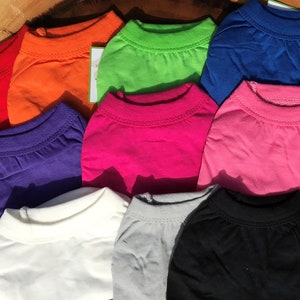 T-shirt coupe ample en coton - Broderie gratuite - Conçu pour les très petits à très grands chiens ( TP-3XL) - 10 couleurs