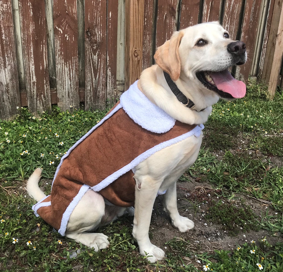 Sherpa Jacket Vest for Medium and Large sized Dogs Etsy