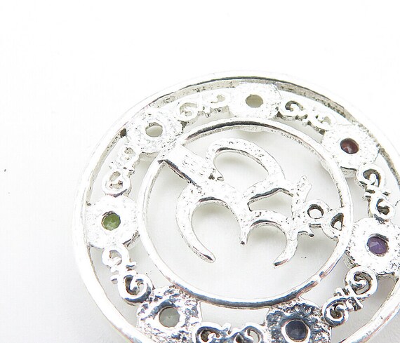 925 Sterling Silver - Topaz Aquamarine Peridot & … - image 5