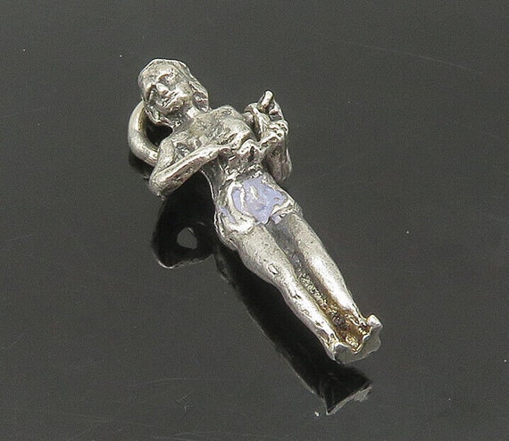 925 Sterling Silver - Vintage Petite Woman With T… - image 1