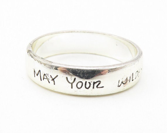 925 Sterling Silver - Shiny May Your Dreams Come … - image 2