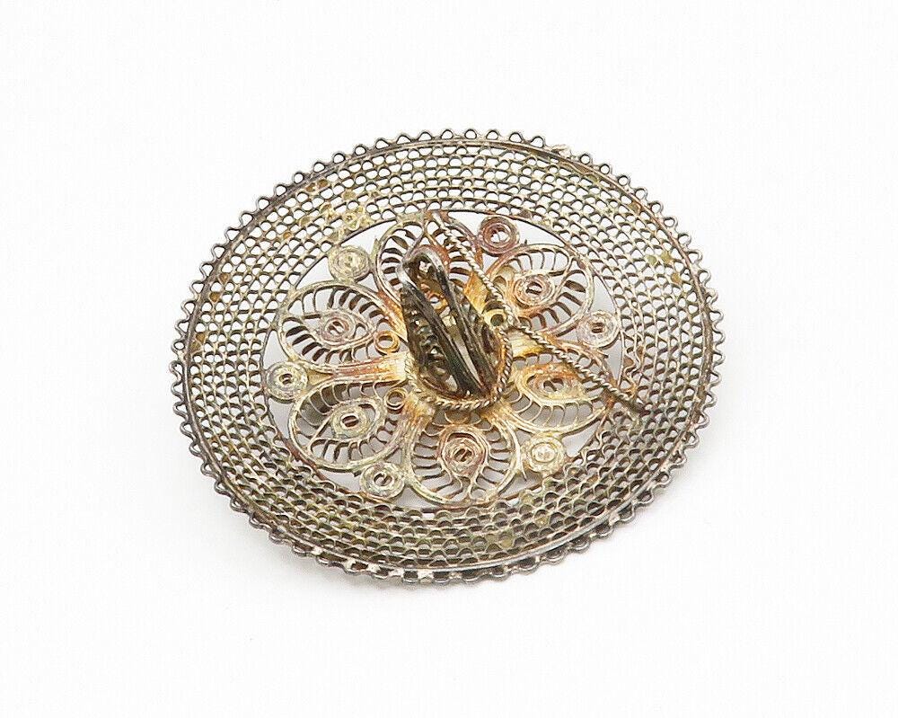 925 Sterling Silver Vintage Filigree Detail Sombrero Hat 925 Sterling Silver Vintage Filigree Detail Sombrero Hat